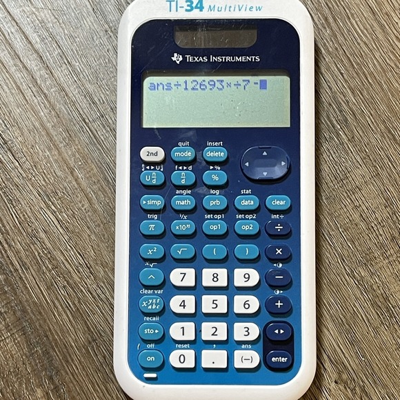 Texas Instruments‎ TI-34 MultiView Solar Scientific Calculator Slide Case - Picture 9 of 9